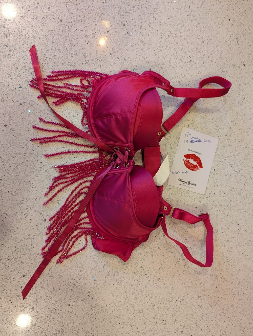 Rare Honey Birdette Miley sample bra 32C